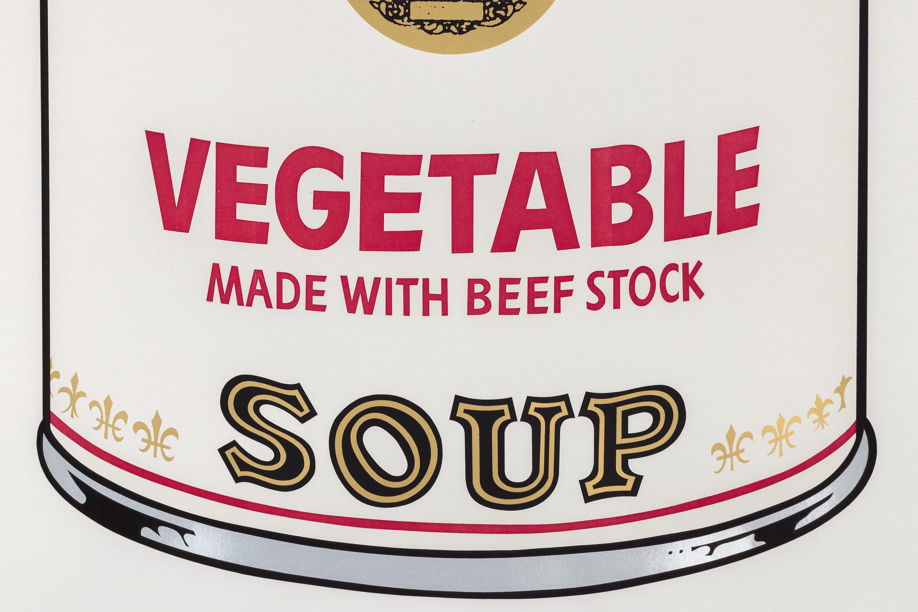 Vegetable Made With Beef Stock - Pop Art Screen Print, 1968 For Sale 1