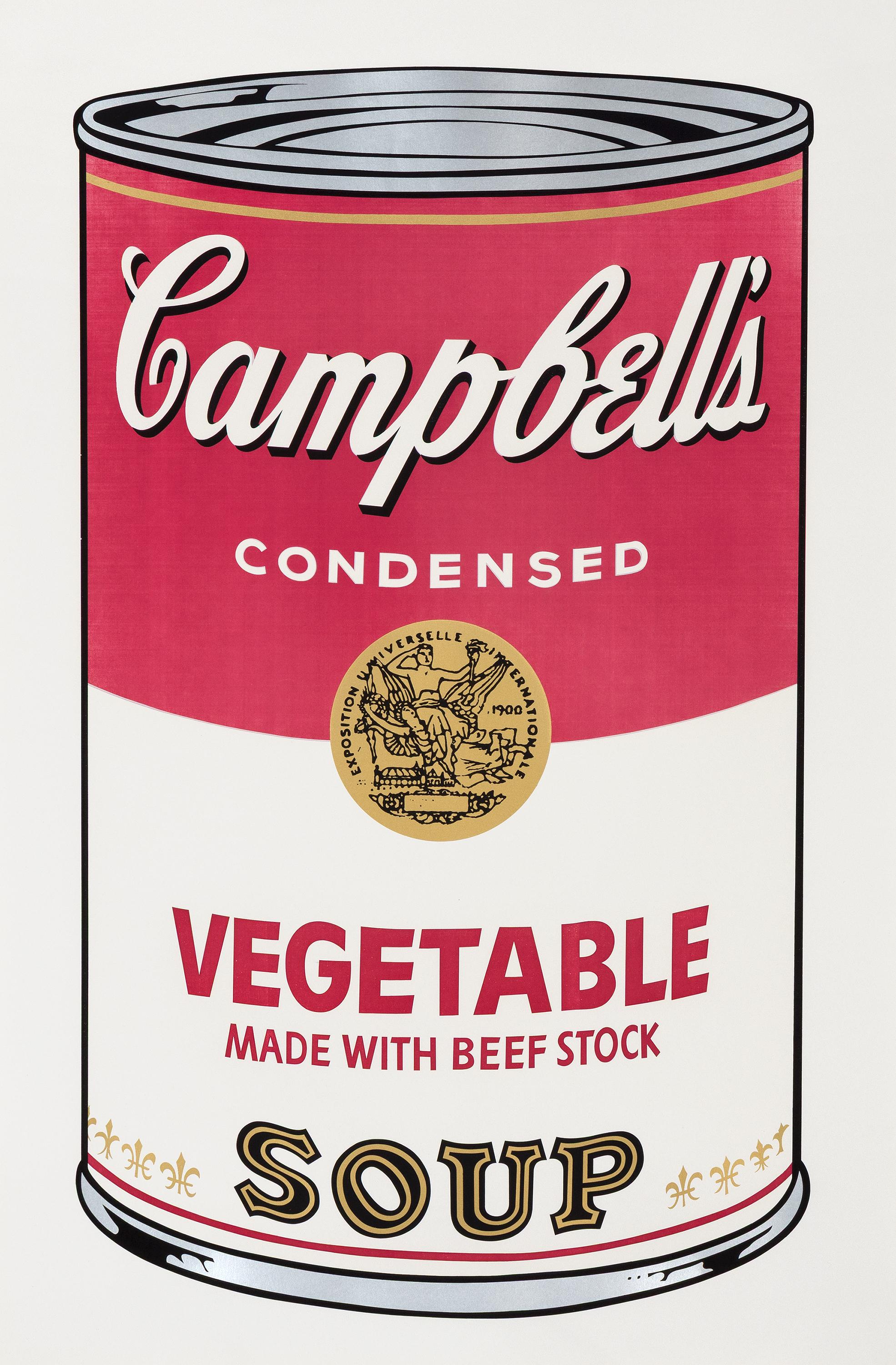 Vegetable Made With Beef Stock - Pop Art Screen Print, 1968