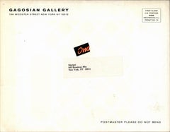 Vintage Andy Warhol Gagosian Exhibition Poster