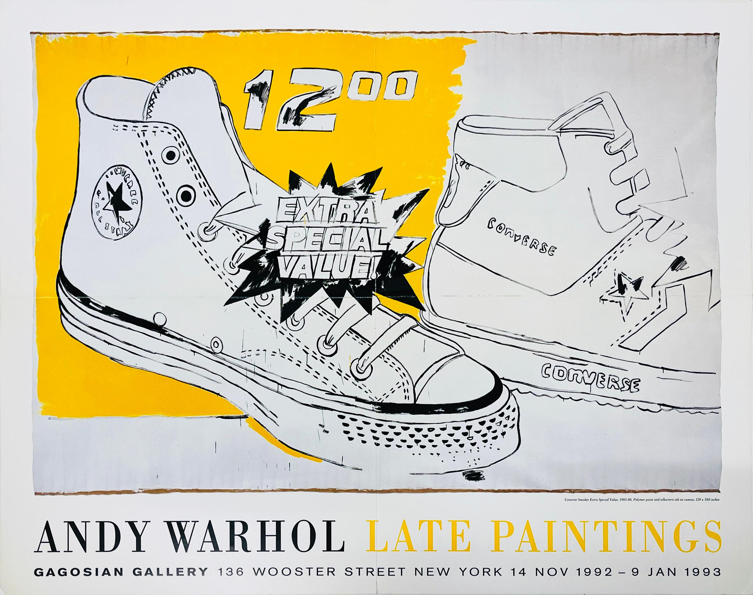 Vintage Andy Warhol, Gagosian Exhibition, Vintage-Poster, Gagosian im Angebot 3