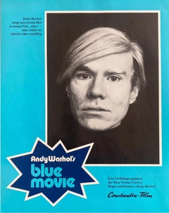 Vintage Andy Warhol Mini Poster from 1969 