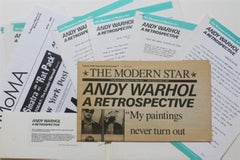Vintage Press Kit for the Museum of Modern Art (MOMA) with historic inserts 