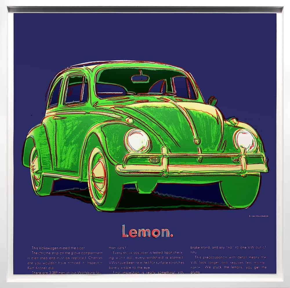 Volkswagen from Ads Series, 1985 - Print by Andy Warhol