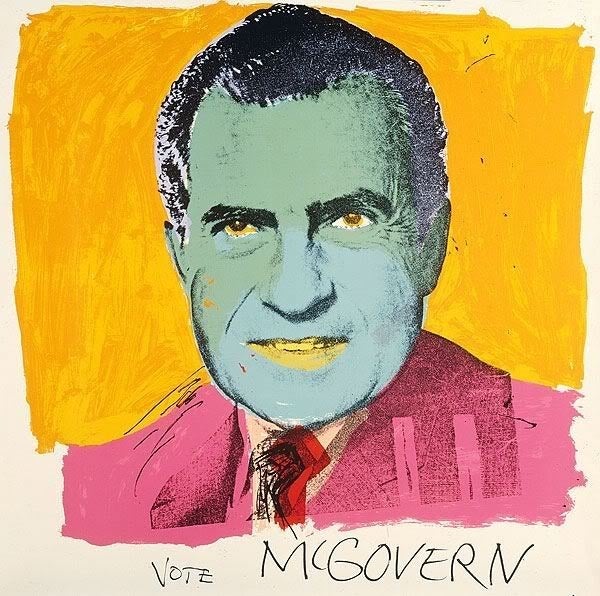 Andy Warhol Portrait Print - Vote McGovern (FS II.84)