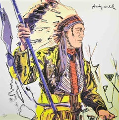 War Bonnet Indian (Posthumous Edition) - Screen Print after Andy Warhol - 2000s