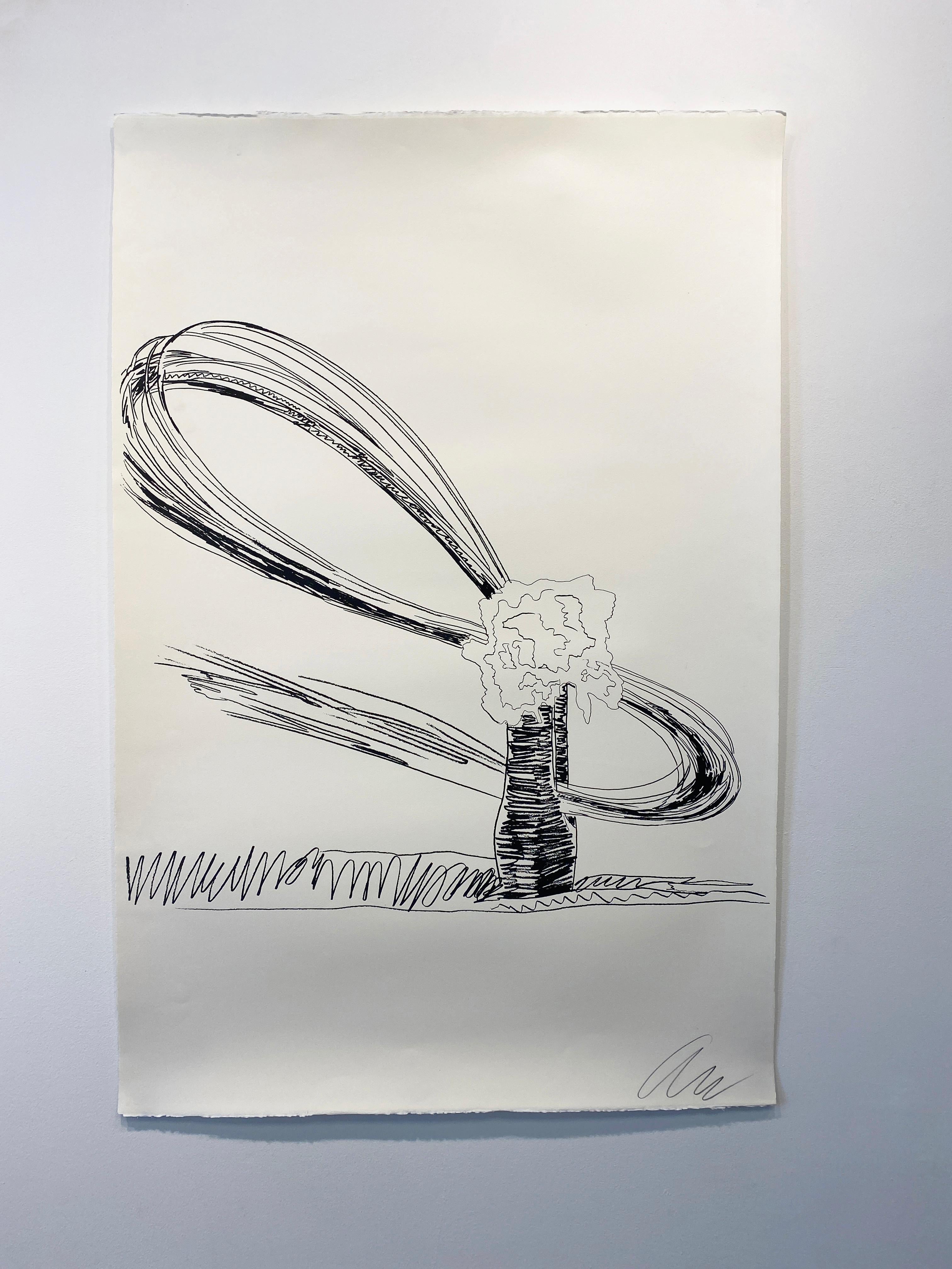 Serigrafia originale in bianco e nero di Andy Warhol 