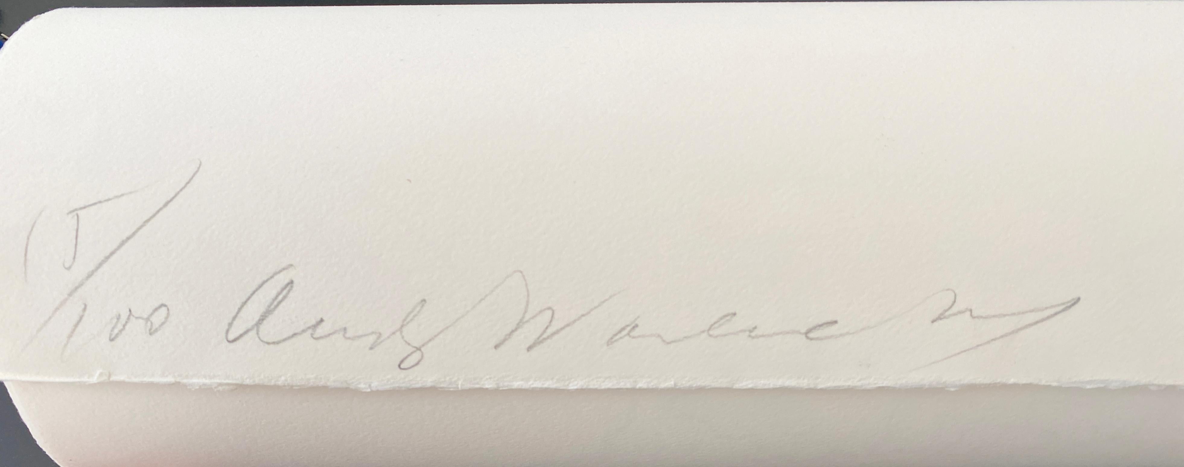 Serigrafia originale in bianco e nero di Andy Warhol 