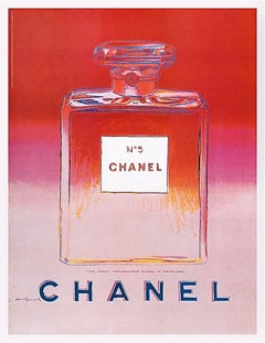 Warhol, Chanel (rouge/rose), campagne publicitaire de Chanel (après)
