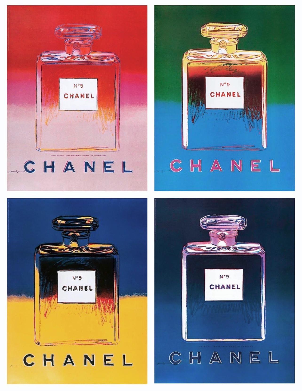 Warhol, Chanel Suite (four artworks), Chanel Ltd. Officelle Campagne (after)
