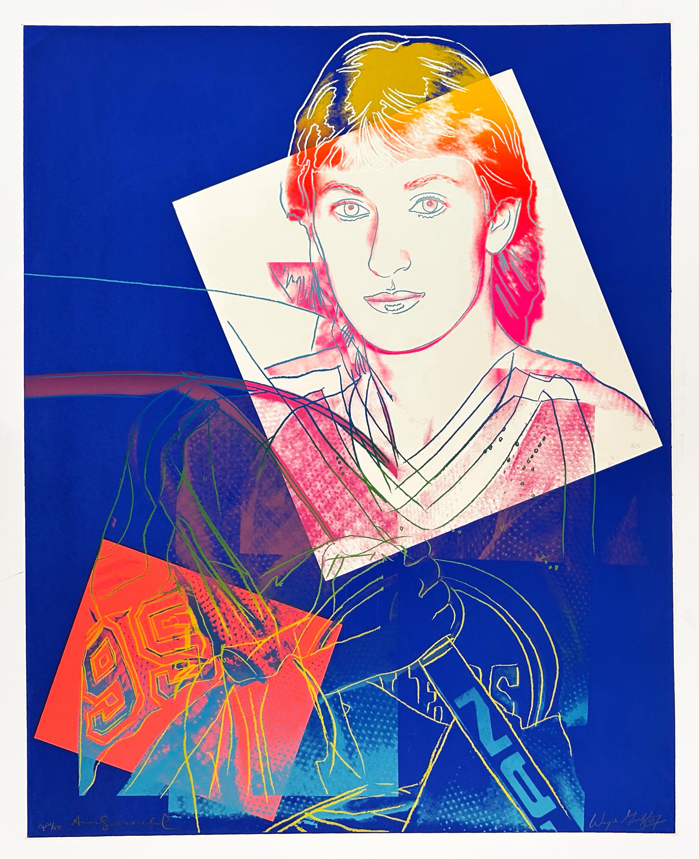 Wayne Gretzky #99 - Print by Andy Warhol