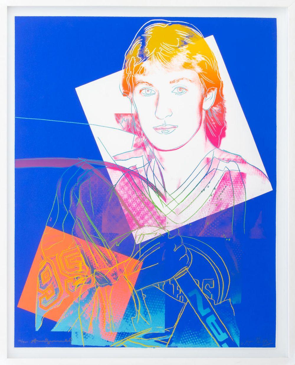 Andy Warhol Abstract Print - "Wayne Gretzky #99"