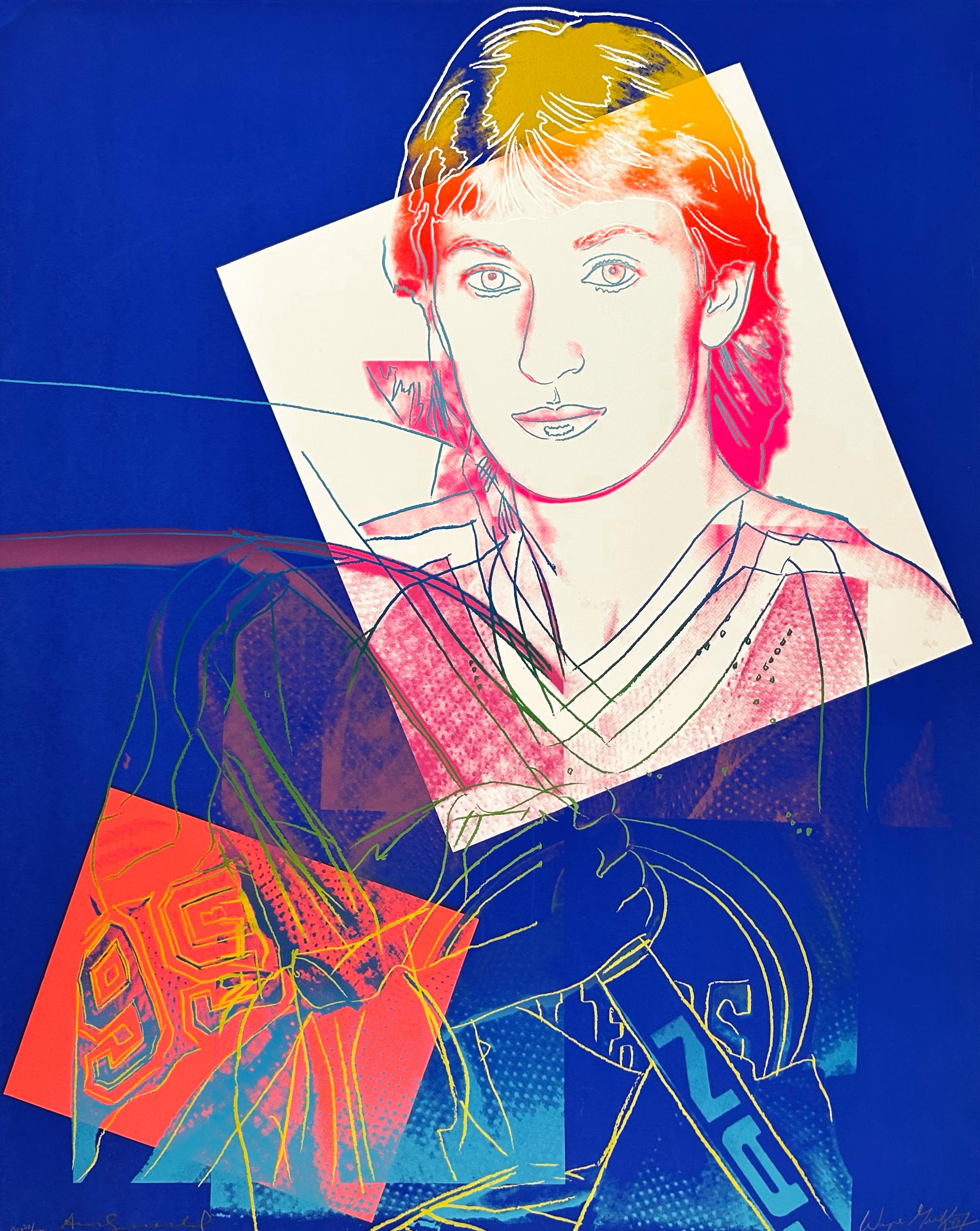 Andy Warhol Portrait Print - Wayne Gretzky #99