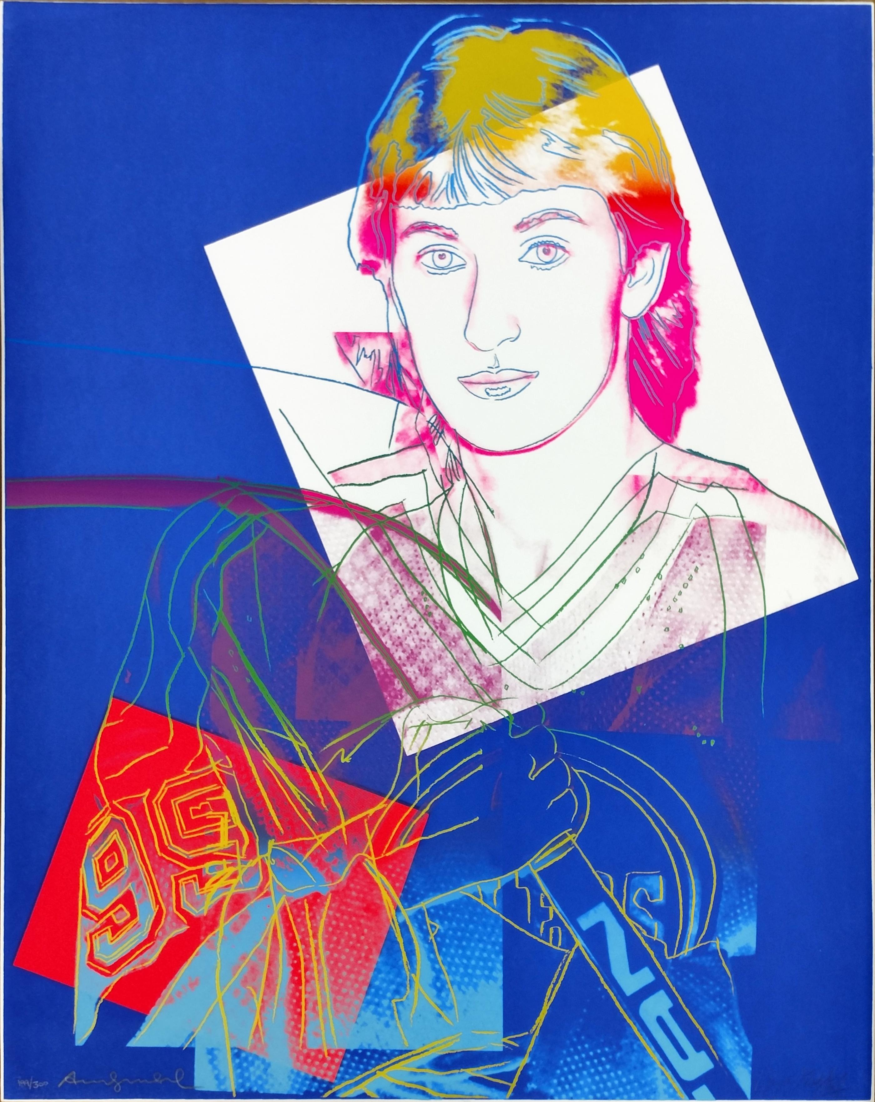 Andy Warhol Portrait Print - WAYNE GRETZKY FS II.306