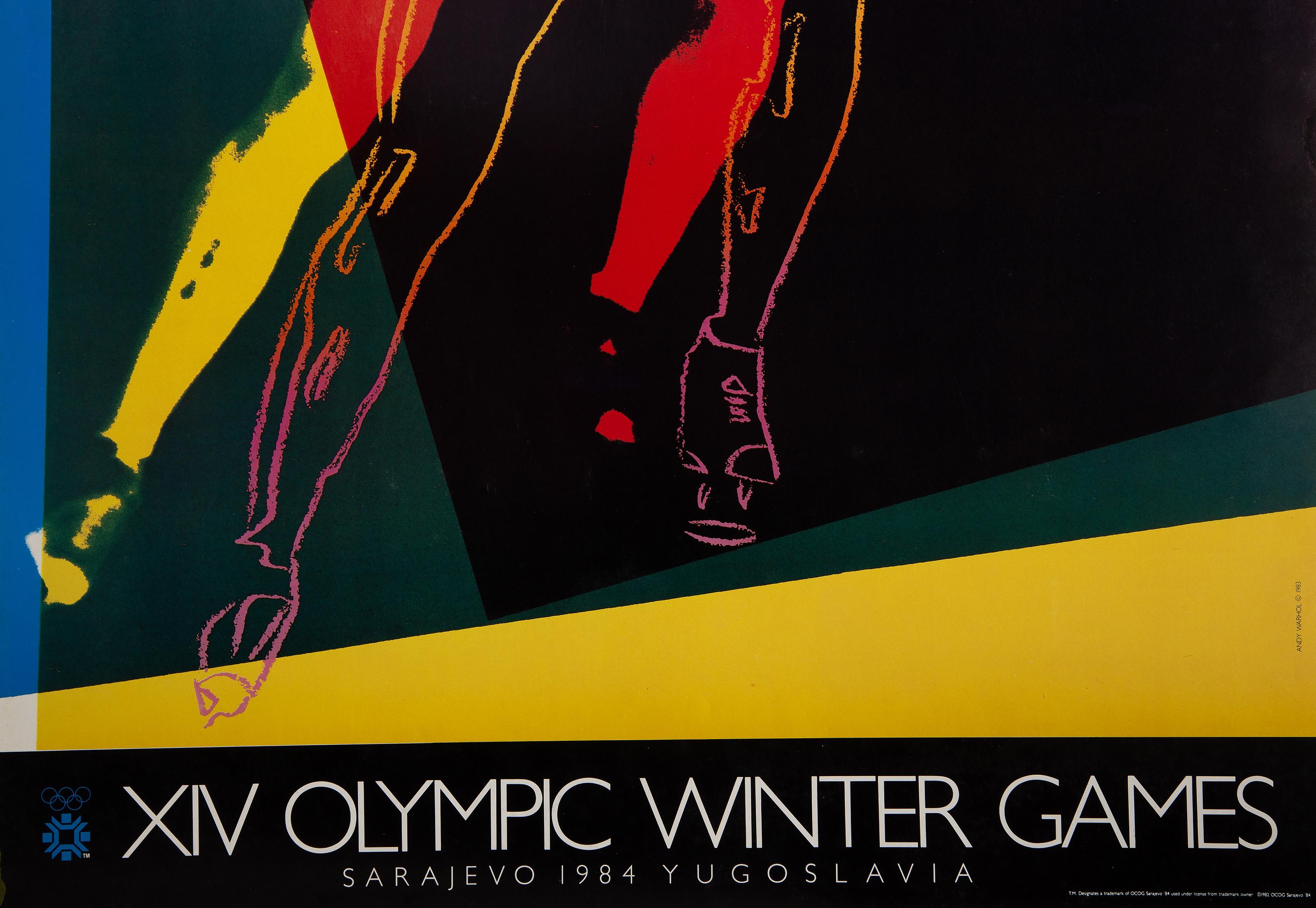 XIV Olympic Winter Games, Pop Art Poster by Andy Warhol For Sale 1