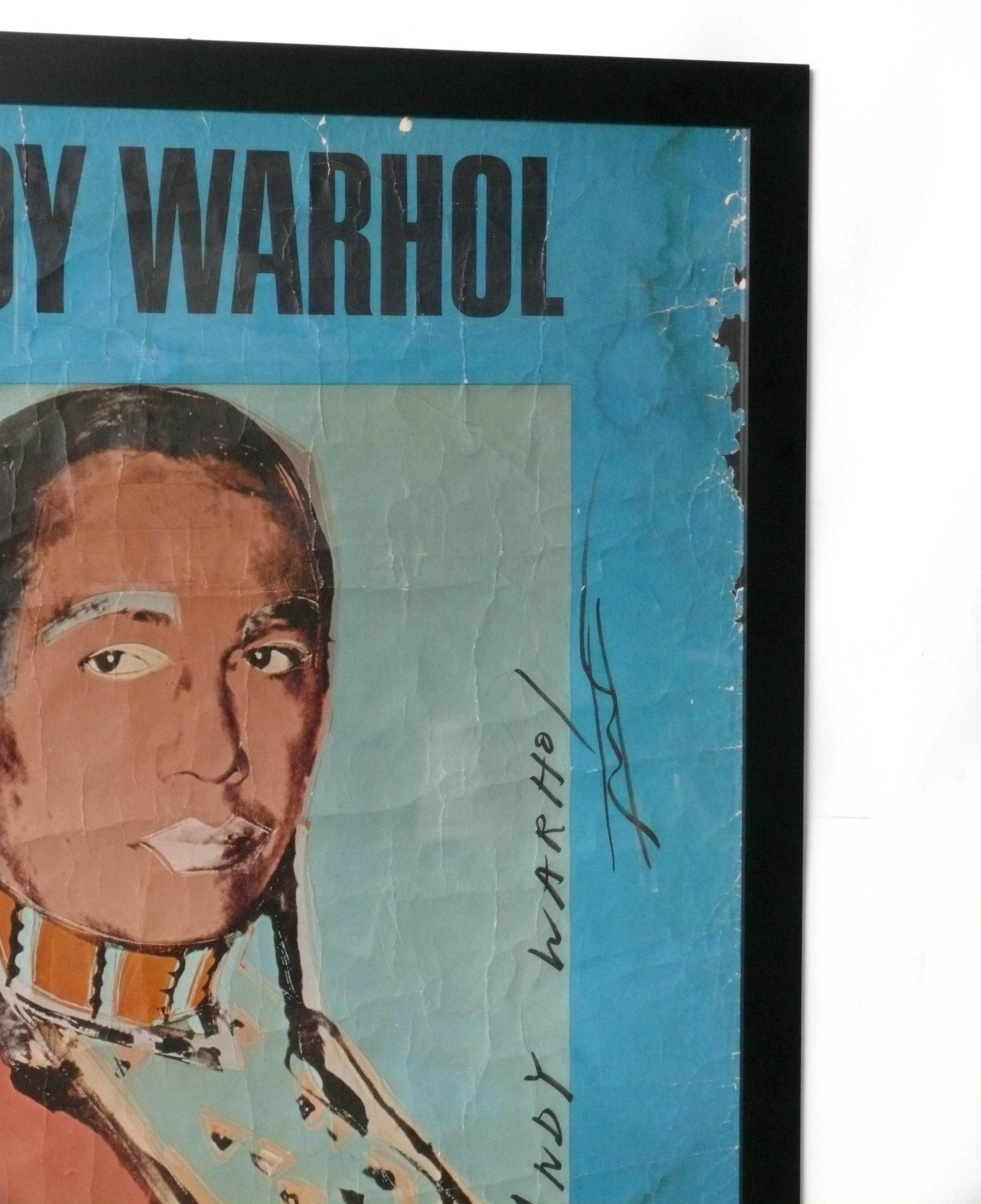 Andy Warhol signiert Lithographie 52