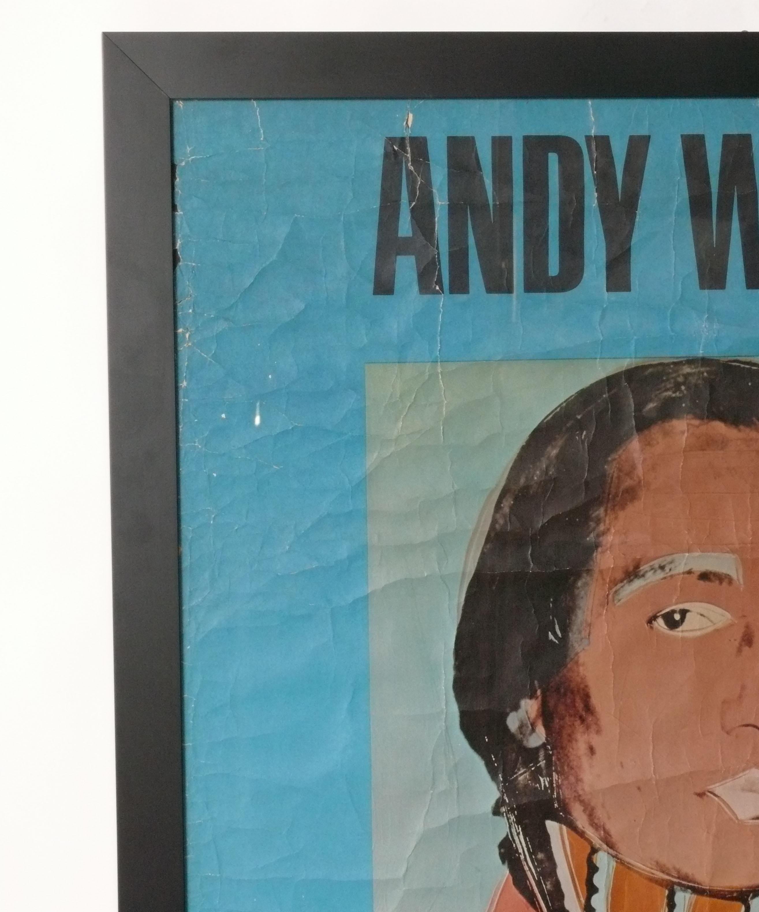 Andy Warhol signiert Lithographie 52