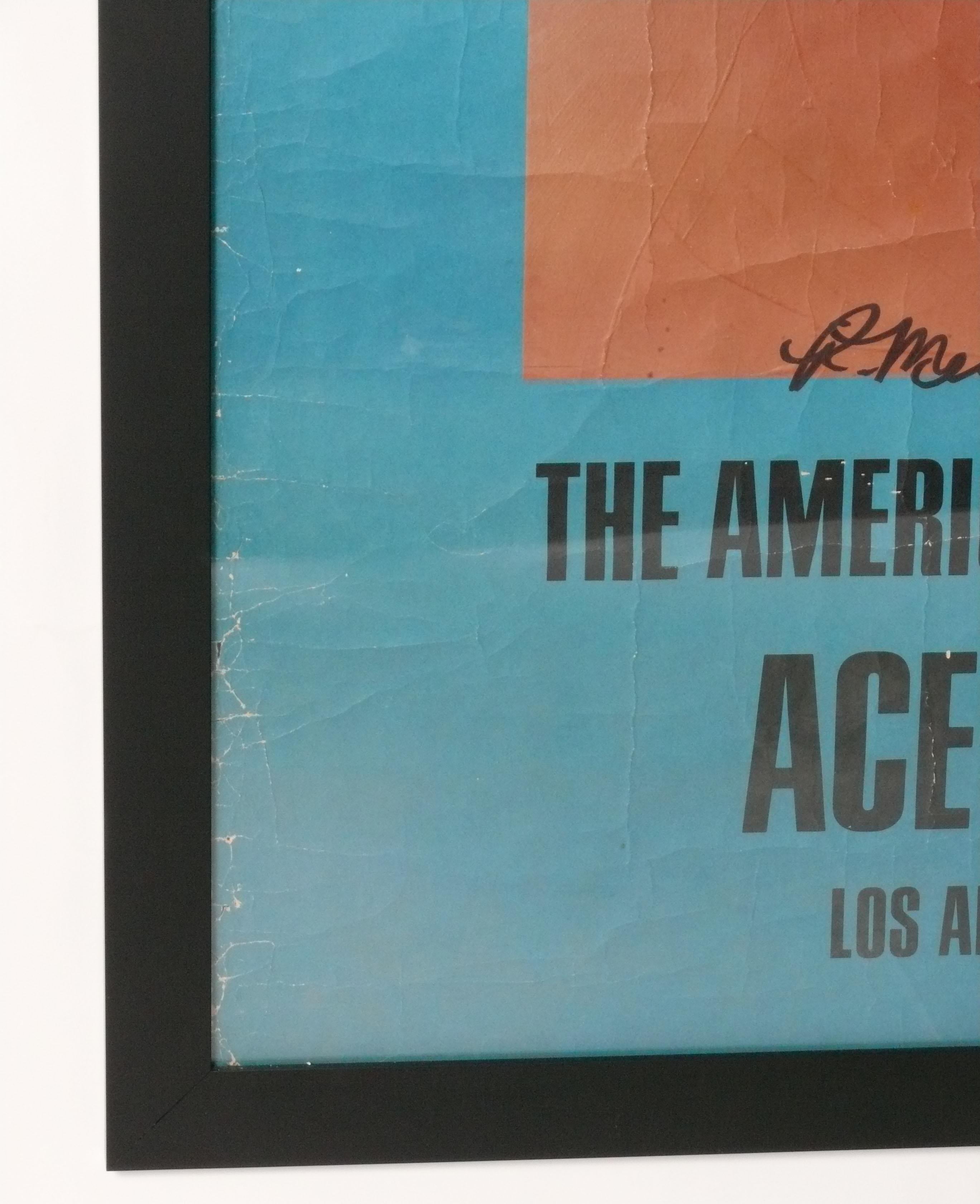 Andy Warhol signiert Lithographie 52