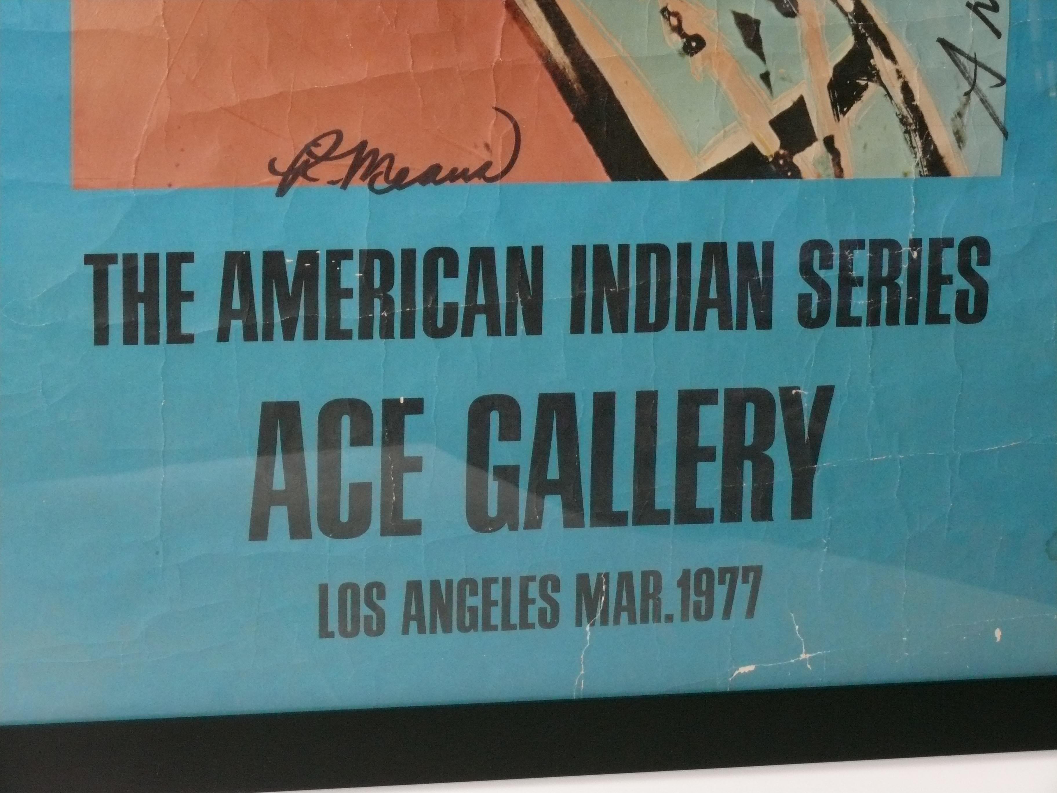 Andy Warhol signiert Lithographie 52