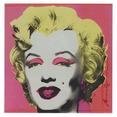Andy Warhol Signed Marilyn Monroe Print
