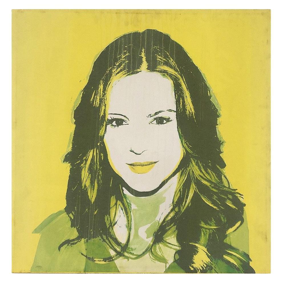 Retrato Pop Art estilo Andy Warhol de Patricia Arquette, Giclee sobre lienzo