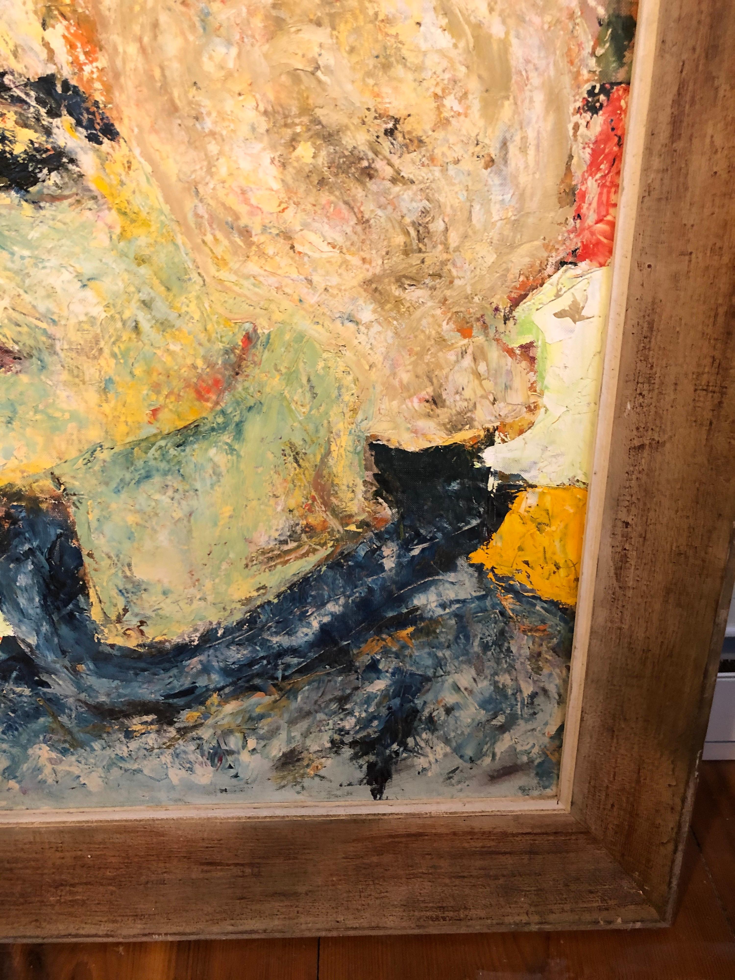 Ritratto di donna ad impasto della metà del secolo in vendita 11