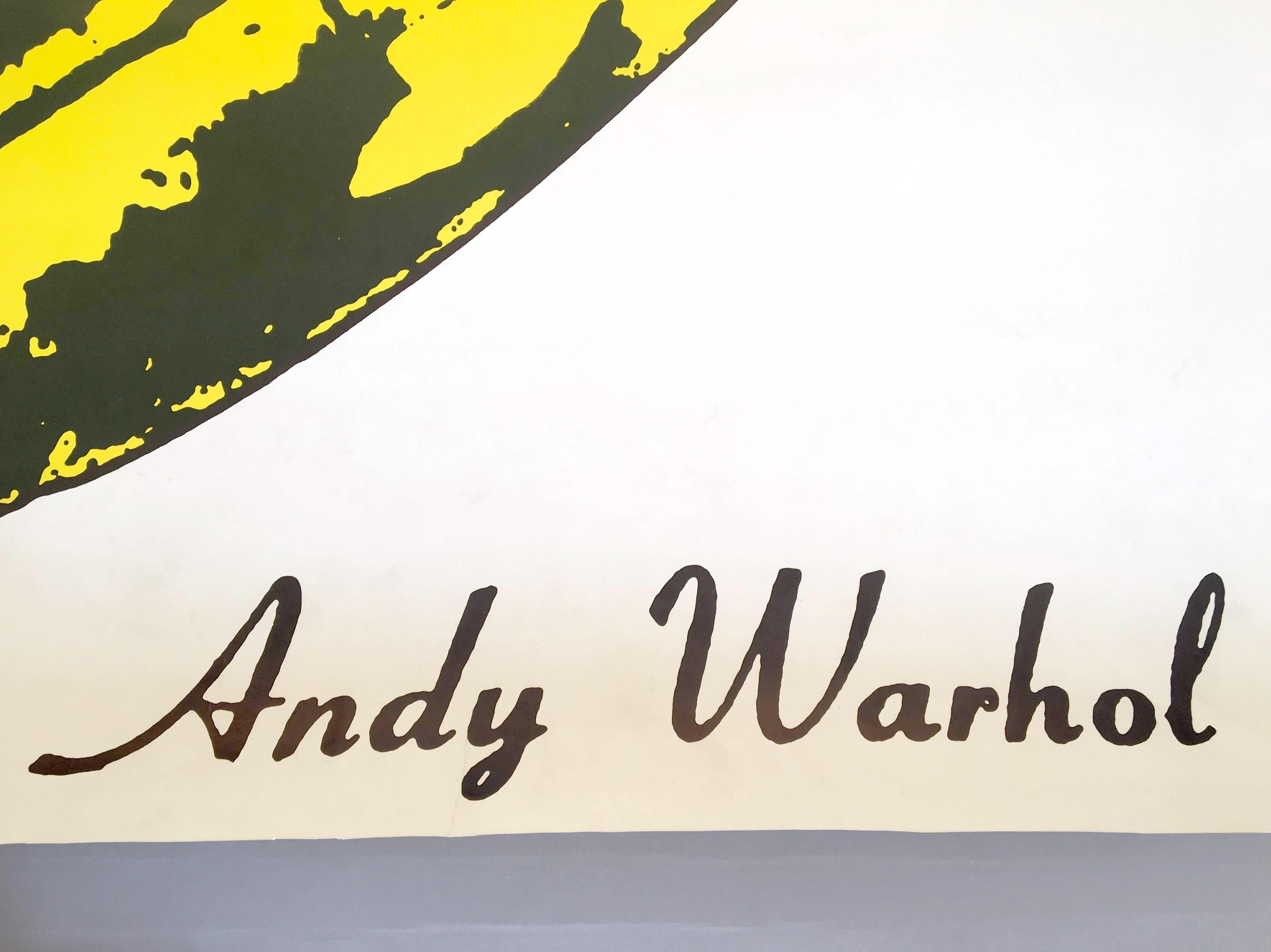 Andy Warhol 'The Velvet Underground & Nico' Ultra Rare Original 1967 Maxi Poster In Good Condition For Sale In Frederiksberg, Copenhagen