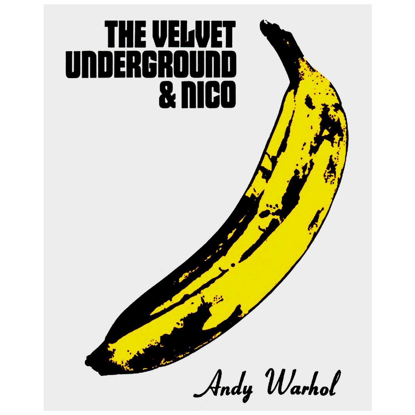 Andy Warhol 'The Velvet Underground & Nico' Ultra Rare Original 1967 Maxi Poster For Sale