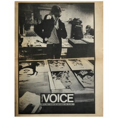 Andy Warhol the Village Voice, 1987