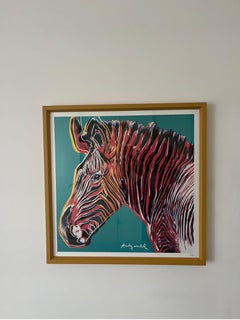 Andy Warhol Zebra Litografia a colori Edizione Limitata