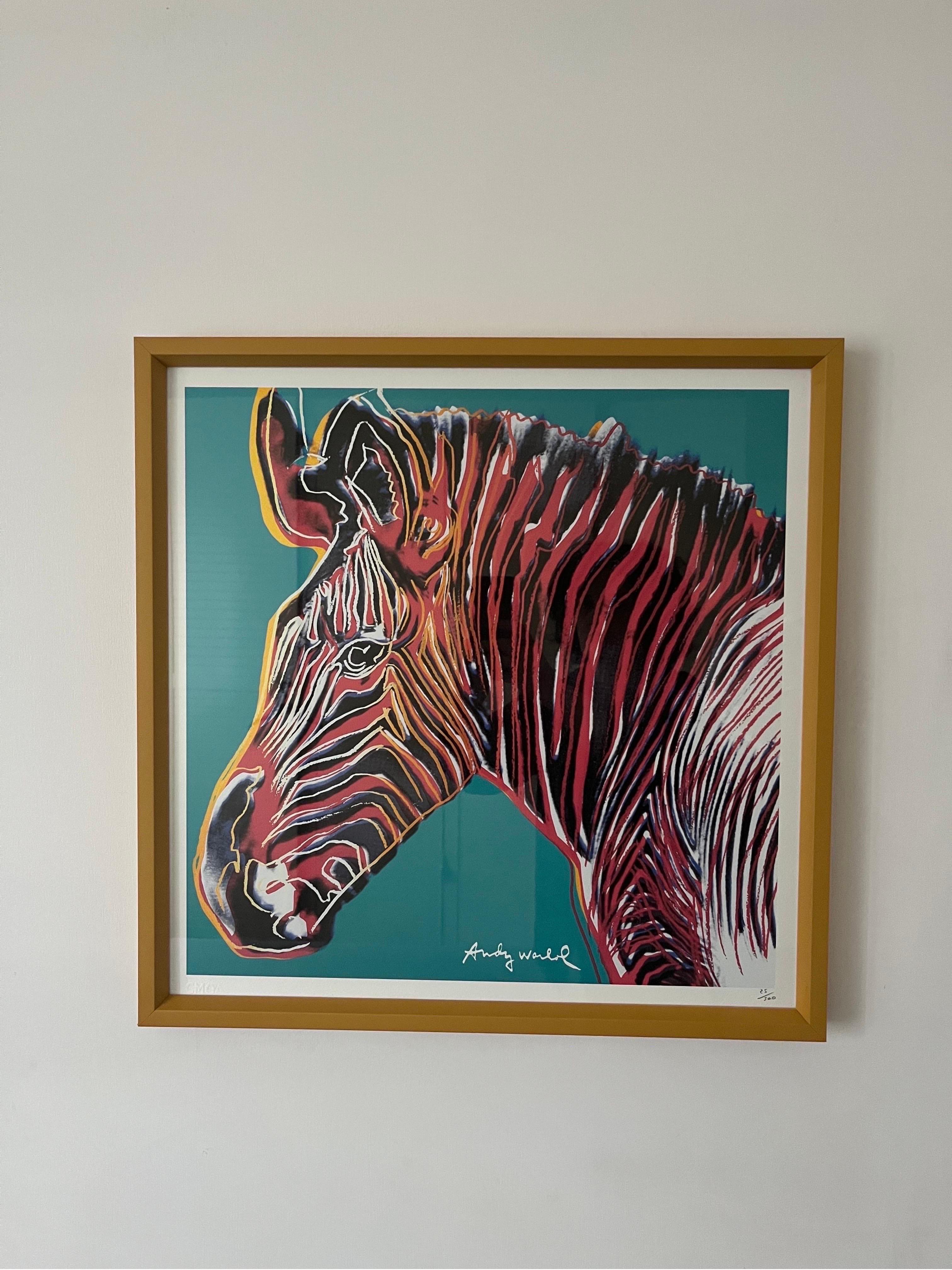 Andy Warhol Zebra Litografia a colori Edizione Limitata en vente 2