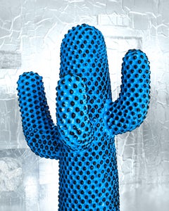 Andy’s Cactus Blue Coat Racks Sculpture by Andy Warhol x Gufram