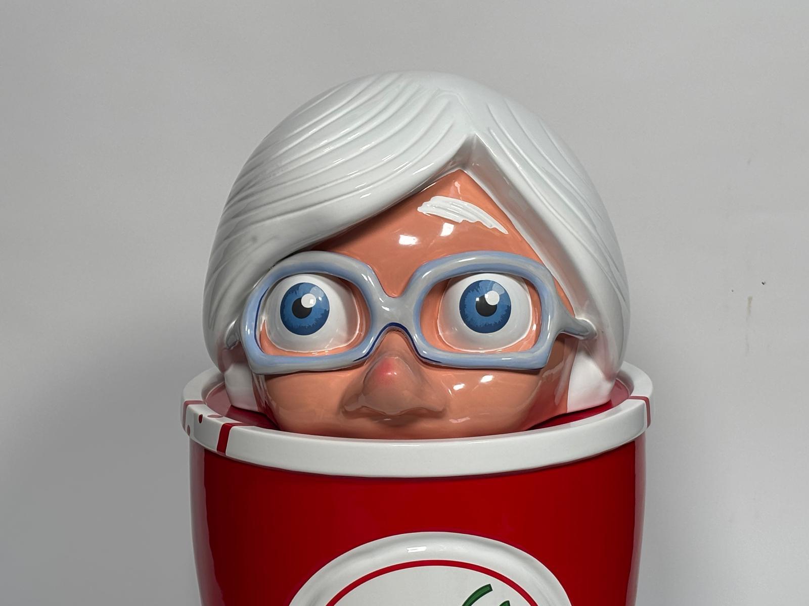 Scultura in ceramica Andy's Soup di Massimo Giacon per Superego Editions, Italia in vendita 2