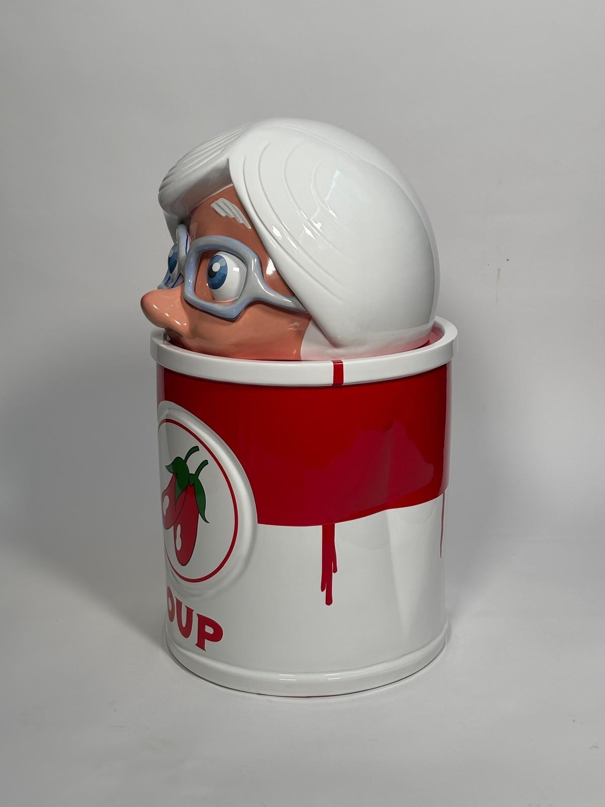 XXI secolo e contemporaneo Scultura in ceramica Andy's Soup di Massimo Giacon per Superego Editions, Italia in vendita