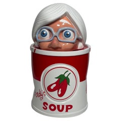 Andy's Soup Ceramic Sculpture by Massimo Giacon for Superego Editions, Italy
