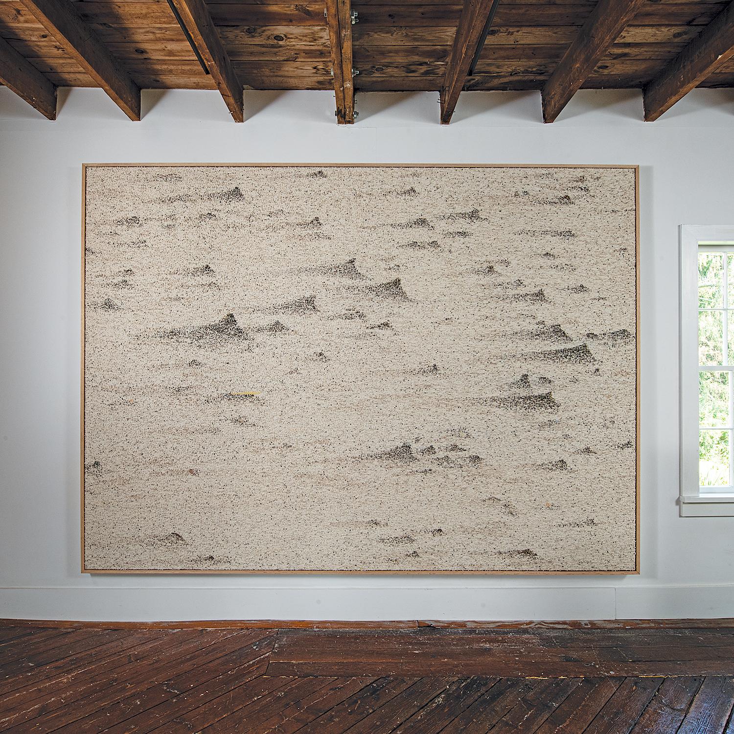 Reserve, Contemporary Hand-woven tapestry by Ane Henriksen