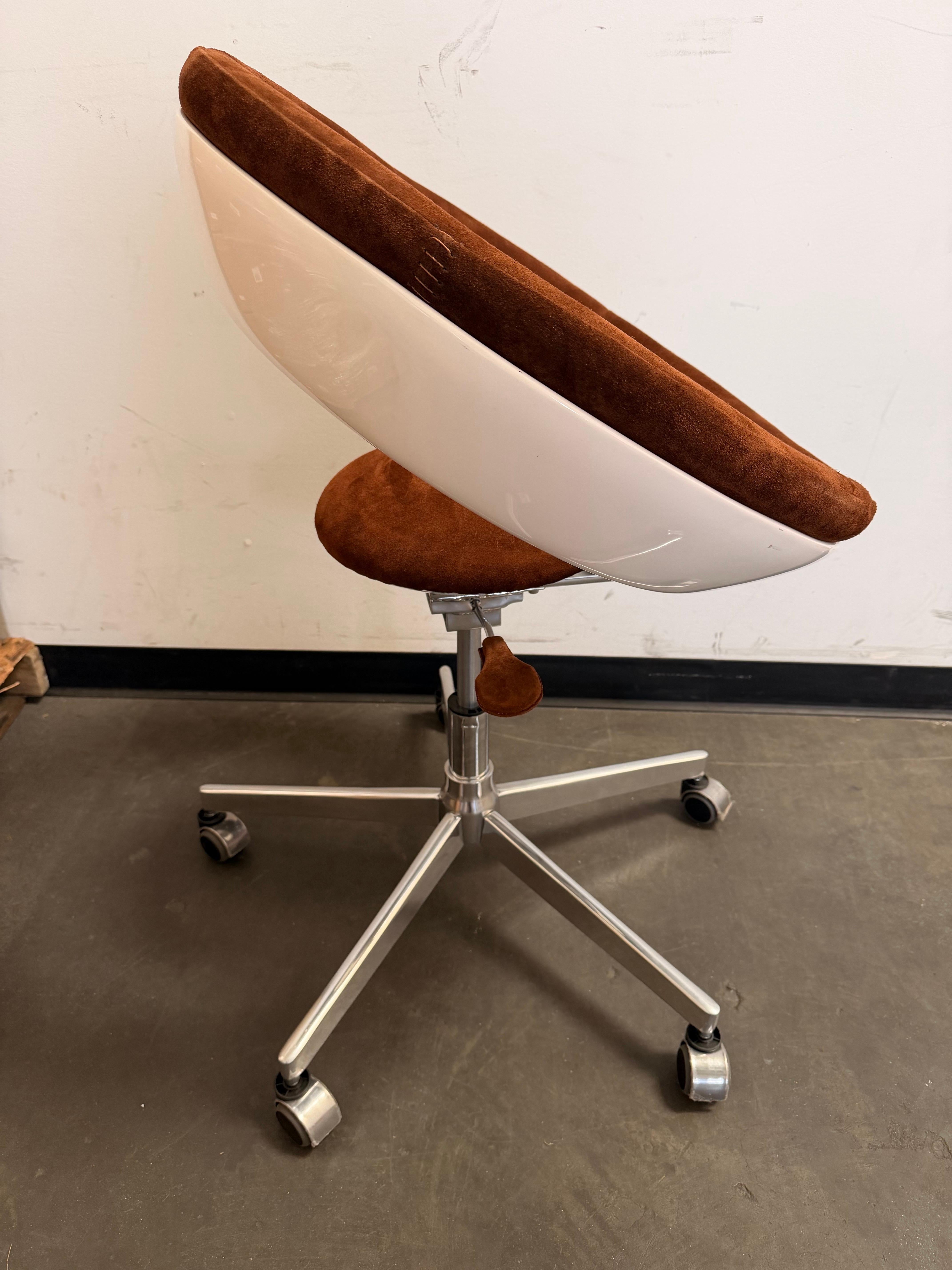 Sillón de oficina años 60 Anelpor Ricardo Fasanello Acero en venta