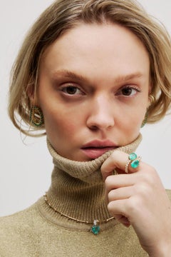 Emerald and Diamond Ring
