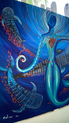 El Pulso de Lo Profundo, Contemporary Acrylic Painting, 2010s, New