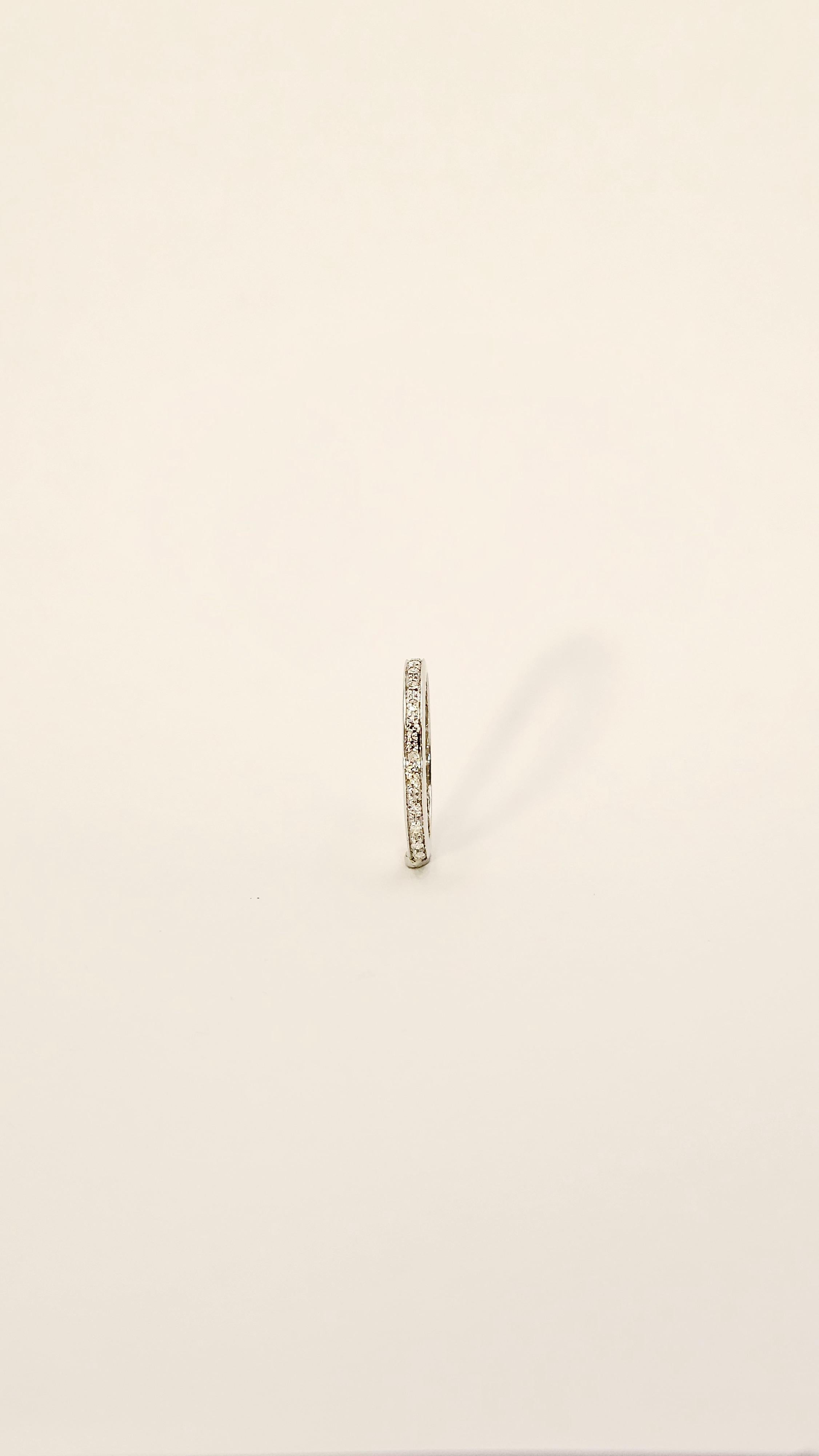 18Kt Gold und Diamant Band Ring (Old European Cut) im Angebot