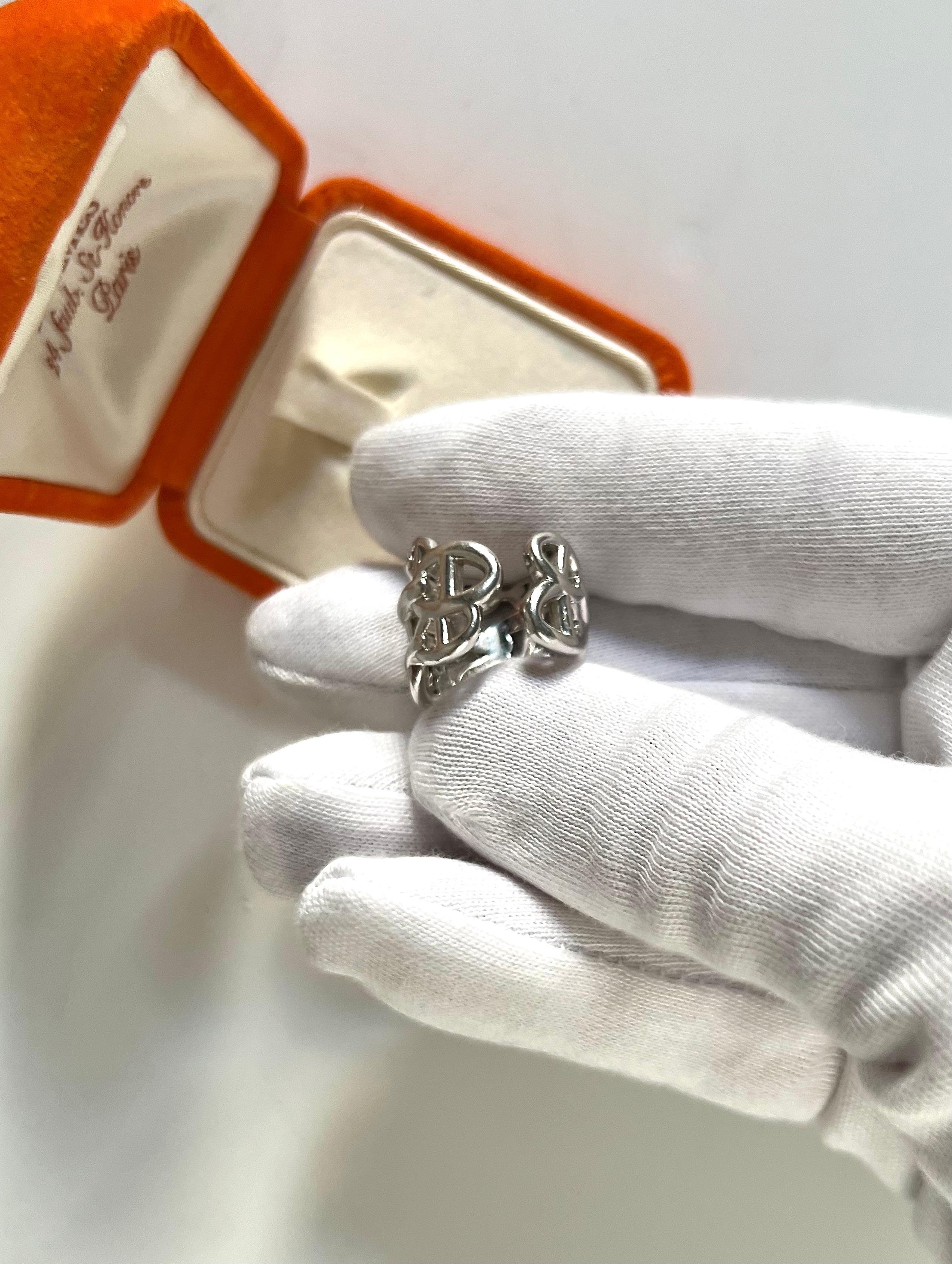 Anello argento Hermès For Sale 2