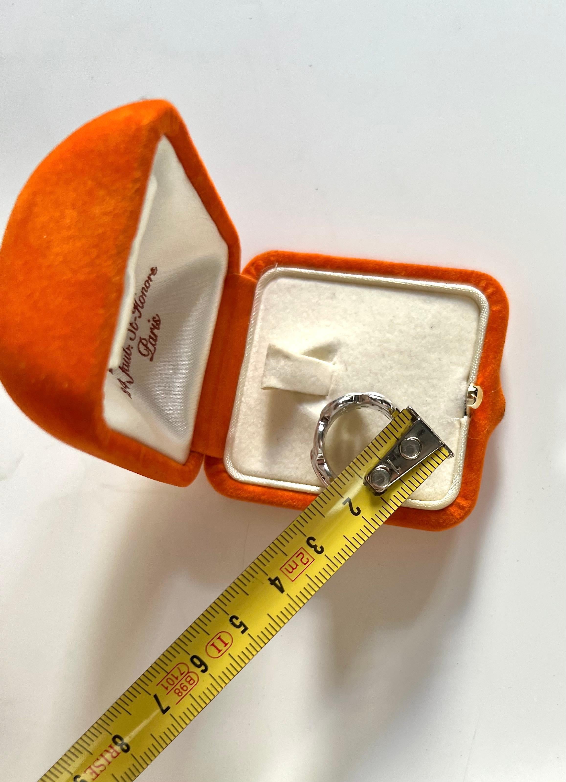 Anello argento Hermès For Sale 3