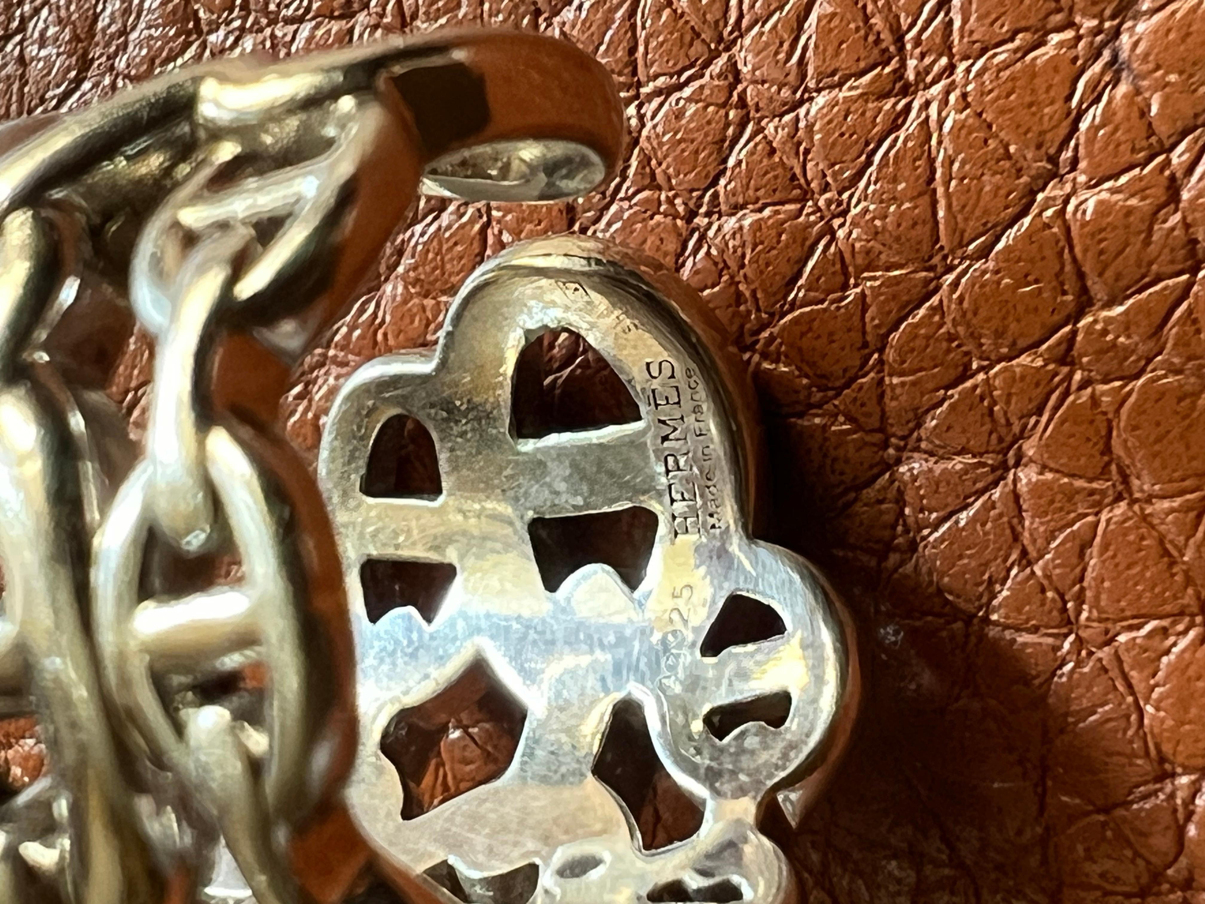 Anello argento Hermès For Sale 5