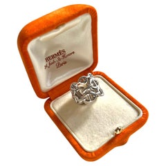 Anello argento Hermès