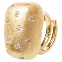 Anello Bold CZ, (da US 6,5 a US 9), argento 925 placcato en Oro 18 kt, Athena