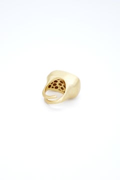 Anello Bold liscio, (da US 6.5 a US 9), argento 925 placcato in oro 18 kt
