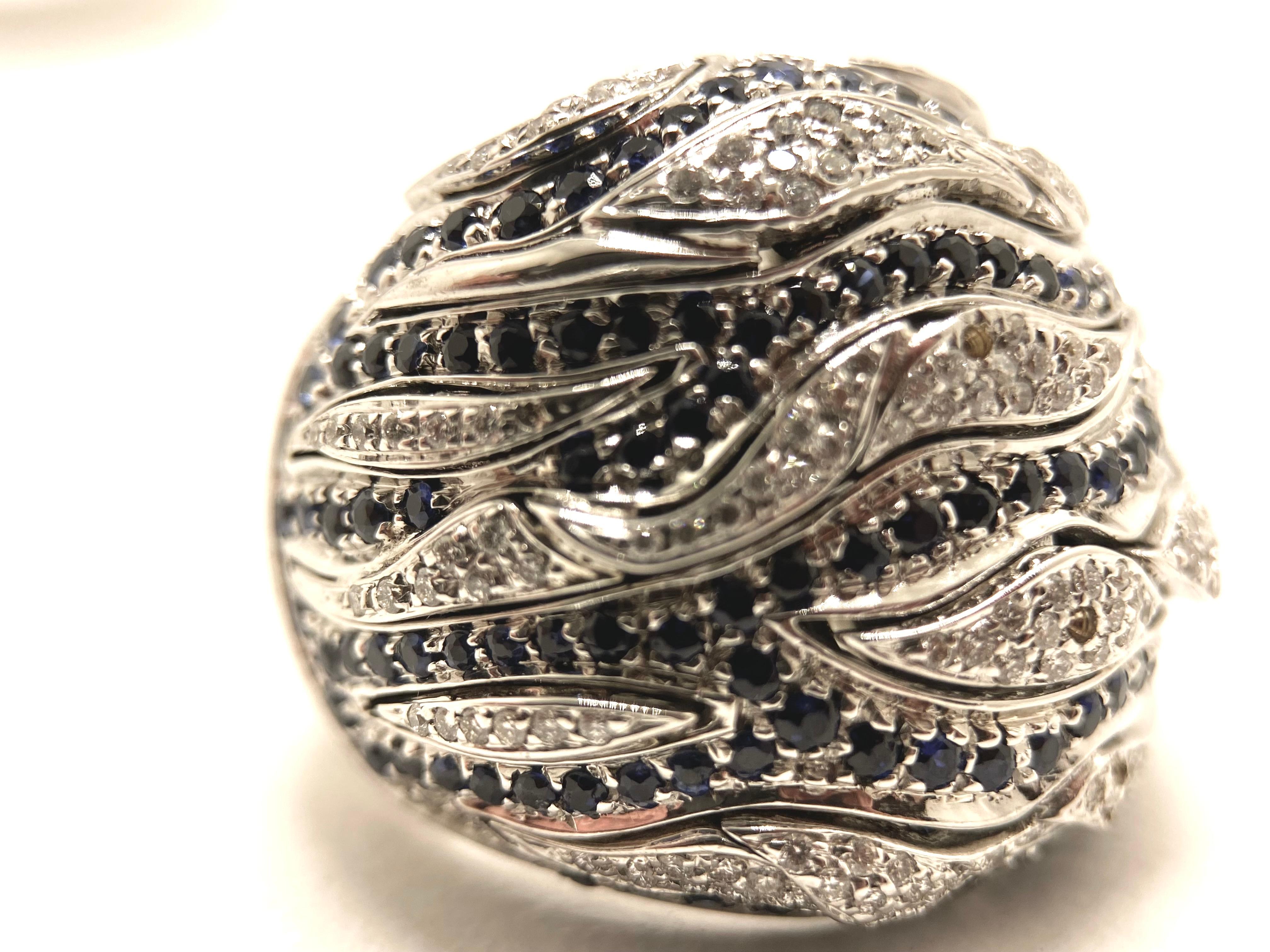 Bague Audemars Pique saphirs et diamants Pour femmes en vente