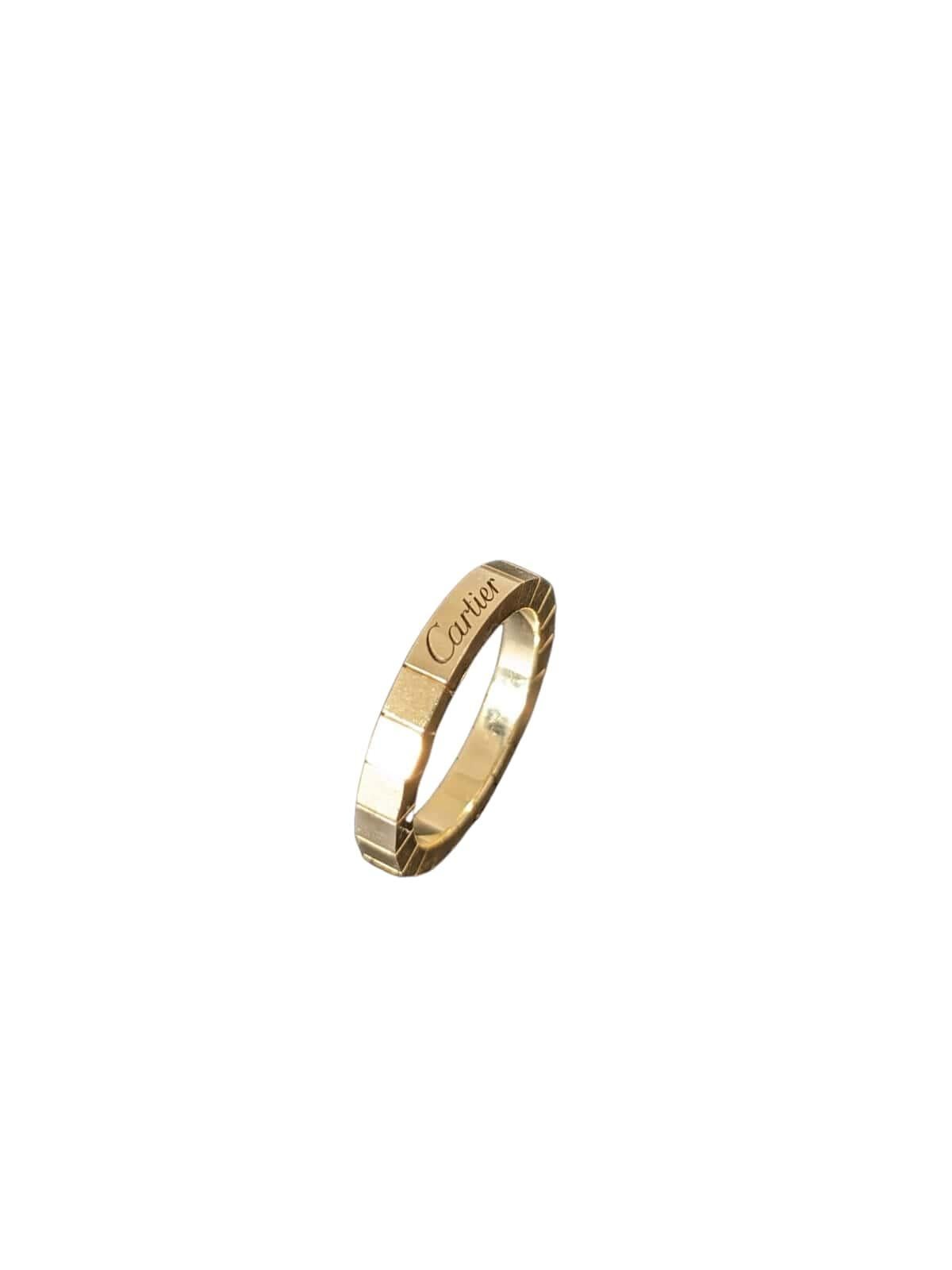 Women's or Men's Cartier ring in 18kt yellow gold  For Sale