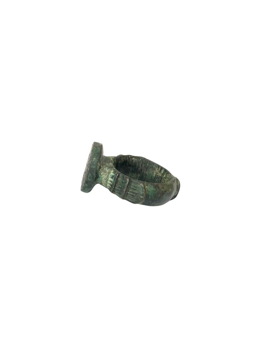 Women's or Men's Antique Bronze Chevalier Ring