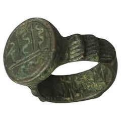 Antique Bronze Chevalier Ring