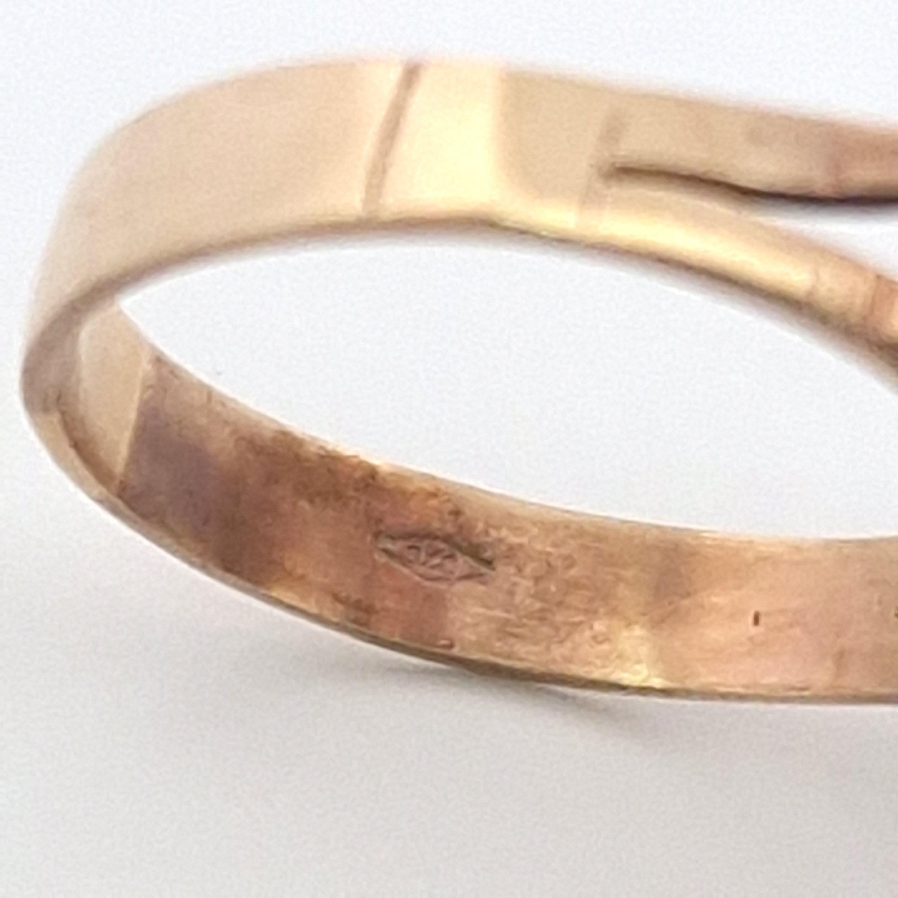 Anillo en racimo de oro amarillo de 9 quilates con topacios amarillos y amatistas en venta 1